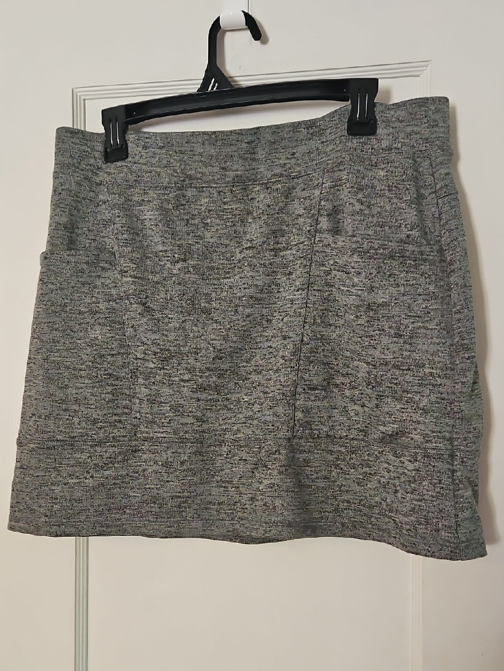 Toad&Co Heather Gray Knit Mini Skirt
